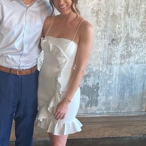 White Mini dress perfect for BRIDES !